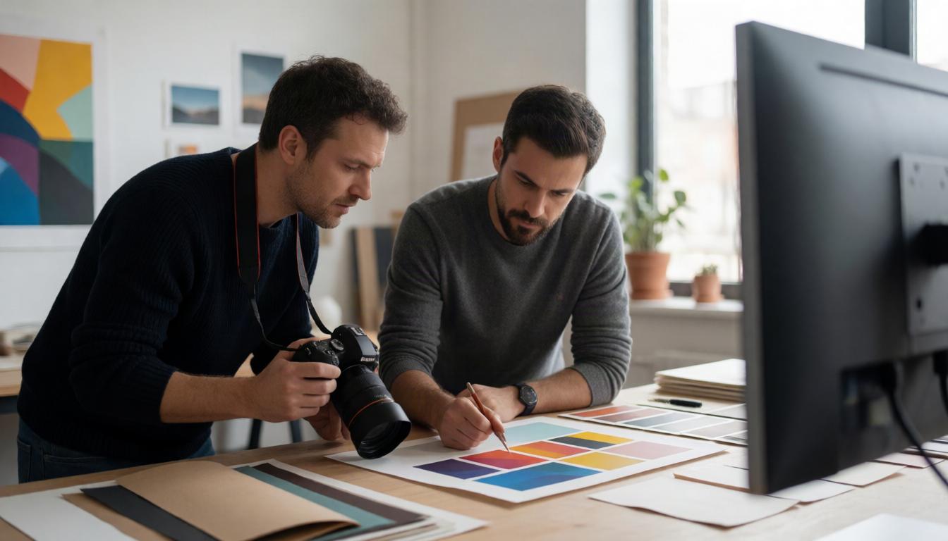 Art reproduction with paper guidance